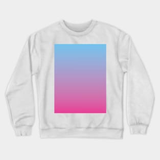 Blue Lavender Pink Ombre Fade Sunset Gradient Crewneck Sweatshirt